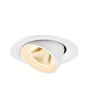 Kruhová - LA 1009551 NUMINOS® GIMBLE M Stropní vestavné svítidlo, 2700 K, 20°, bílá - BIG WHITE (SLV) - foto 3