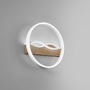 Dekorativní - FAN I-HAWAII-R40-BCO Stropní LED svítidlo Hawaii kruhové, bílé/dřevěné, 36 W, 4605 lm, CCT, pr. 40 x 6,8 cm - FANEUROPE - foto 3