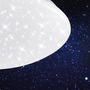 Kruhová - BRI 3360-016 LED stropní svítidlo hvězdné nebe, pr. 28 cm, 12 W, bílé - BRILONER - foto 3