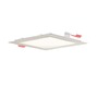 Hranatá - RED R12192 SLENDER SQ 17 zápustná matný nikl 230V LED 12W 3000K - RED - DESIGN RENDL - foto 3