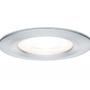 Kruhová - P 93632 Zápustné svítidlo Nova IP44 kulaté hliník 1ks max. 35W GU10 - PAULMANN - foto 3