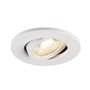 Pro zapuštěná svítidla - LA 1007092 UNIVERSAL DOWNLIGHT kryt pro downlight IP20, výkyvný, kulatý, bílý - BIG WHITE (SLV) - foto 3