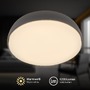 Kruhová - BRILO 3875015 Nikan stropní svítidlo pr.28,5 cm - 12W, 1200lm, LED, 3000K teplá bílá, antracit - BRILO - foto 3