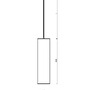 Válec - OS KUM68404 KUMA S3 závěsné skleněné svítidlo bílá IP20 3000 K 64W LED - OSMONT - foto 3
