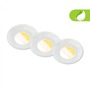 Koupelnová - BRI 7588036 Klira 3ks sada LED vestavné bodové svítidlo do koupelny 230V, CTS přepínač, IP44, bílé - BRILONER - foto 3