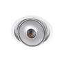 Kruhová - AZZ AZ3471 LED Zápustné bodové svítidlo Azzardo Boston 1 Round white AZ3471 10W 810lm 3000K IP20 12cm kulaté bílé stmívatelné - AZZARDO - foto 3