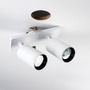 Hranatá - SLC SLC1364 Vestavné stropní LED svítidlo Art 2x10 W 220-240 V 2700 K stmívatelné 36° Ra90 bílé - TLG - foto 3