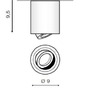 Přisazená - AZZ AZ2690 Brant IP44 (white) - AZZARDO - foto 3