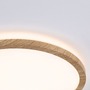 Kruhová - P 71027 LED Panel Atria Shine Backlight IP44 kruhové 190mm 11,2W 3000K design dřevo - PAULMANN - foto 3