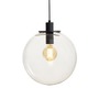 Koule - RED R14393 BOULDER 30 závěsná čiré sklo/černá 230V E27 15W - RED - DESIGN RENDL - foto 3