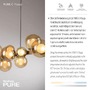 Podélná - PN 2557-97 LED závěsné svítidlo PURE E-Popup elektrické 2700-5000K bronz / amber / satin - PAUL NEUHAUS - foto 3