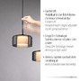 Dekorativní - PN 2115-18 Závěsné svítidlo LED RIKA 7 ramenné černá nastavitelná výška Comfort Lift SimplyDim 3000K - PAUL NEUHAUS - foto 3