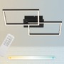 Hranatá - BRILO 3149015 LED CCT rám 50 cm 2x15W 1650lm černá (starý kód: BRILO 3149-015) - BRILO - foto 3