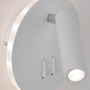 Bodová - P 78918 LED nástěnné svítidlo Tabari 4 W/ 1,4 W bílá/chrom, kov - PAULMANN - foto 3