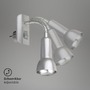S ramenem - BRI 2739014P Flexibilní svítidlo do zásuvky 22 cm 1x E14 25W titan (starý kód: BRI 2739-014P) - BRILONER - foto 3