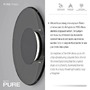 Dekorativní - PN 9594-15 Nástěnné svítidlo PURE Moon platina stmívatelné do obývacího pokoje a kuchyně, 2700K - PAUL NEUHAUS - foto 3