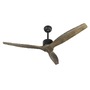Ventilátory - NV 5231301 Stropní ventilátor VENTO tělo z oceli černá a dřevěné listy - NOVA LUCE - foto 3