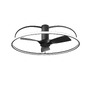 Ventilátory - FAN LED-MAGNUS-NER Stropní svítidlo s ventilátorem LED VENTILATORE 50 W CCT 9400 lm černá pr. 100 x 31,5 cm - FANEUROPE - foto 3