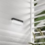 Nástěnná - FAN LED-GIZAH-RT AKCE - Nástěnné svítidlo Gizah obdélníkové, LED 500 lm, 4000 K, se solárním panelem a senzorem, IP54 - FANEUROPE - foto 3