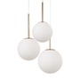 Vícečetná - M MOD321PL-03G1 Závěsné svítidlo Basic form E14 3x40W zlatá kov opálové sklo - MAYTONI - foto 3