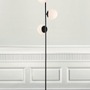 Stojací lampy - NOR 48613003 Stojací lampa Lilly 3x15W E14 černá opál - NORDLUX - foto 3