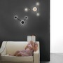 Dekorativní - FAN LED-ETERE-PL2 NER Nástěnné LED svítidlo ETERE černá, 10 W, 1360 lm, CCT, 33 x 45 cm - FANEUROPE - foto 3