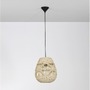 Dekorativní - NV 9586501 Závěsné svítidlo MARLO přírodní ratan černý kabel E27 1x12W 230V IP20 bez žárovky - NOVA LUCE - foto 3