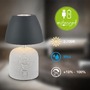 Stolní lampy dekorační - BRILO 7593015 BRILONER Cera stolní lampa - 2,5W, 200lm, bezdrátová, IP44, LED, stmívatelná, teplá bílá, šedá/antracit 7593015 - foto 3