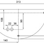 Dekorativní - OS NEL44585 NELA DL2 nástěnné skleněné svítidlo nerez broušená / bílá IP43 2x60W E27 (původní kód OS 44585) - OSMONT - foto 3