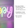 Dekorativní - LD 85027-70 NEON-HAPPY LED nástěnné svítidlo nápis HAPPY vícebarevné USB vypínač dekorativní - LEUCHTEN DIREKT / JUST LIGHT - foto 3