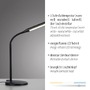 Stolní lampy pracovní - LD 11030-18 ELLY LED stolní lampa černá stmívatelné dotykem CCT na psací stůl 2700-5000K - JUST LIGHT - foto 3