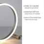 Stolní lampy dekorační - LD 15390-95 RITUS LED stolní lampa hliník, kruhová, pr.30cm, dotykový stmívač, Switchmo, teplá bílá 3000K - LEUCHTEN DIREKT / JUST LIGHT - foto 3