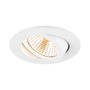 Kruhová - LA 1007423 NEW TRIA® 68 stropní vestavné svítidlo, 1800-3000K, 38°, IP 20, kulaté, bílá - BIG WHITE (SLV) - foto 3