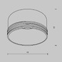 Stínidla, kryty, clony - M RINGS-5-W Dekorativer Ring für Focus LED 5W RingS-5-W - MAYTONI - foto 3
