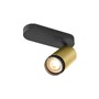 Bodová - LA 1009095 GRIP! L SPOT CL, single, QPAR51, stropní svítidlo pro povrchovou montáž, válcové, 1 x max. 6 wattů, zlatá / černá - BIG WHITE (SLV) - foto 3