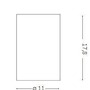 Sádrová - ILUX 214696 Nástěnné svítidlo Ideal Lux Flash Gesso AP1 round 214696 1x40W kulaté - IDEALLUX - foto 3
