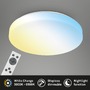 Kruhová - BRILO 3837016 BRILONER Rowno LED stropní svítidlo, stmívatelné, CCT, dálkový ovladač, kruhové 39 cm, bílé 3837016 - foto 3