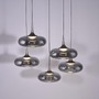Vícečetná - LD 15694-15 Kolekce Schöner Wohnen LED závěsné svítidlo POSH, šedá, 5-ramenné, stmívatelné, SimplyDim, 3000K - JUST LIGHT - foto 3