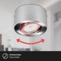 Bodová - BRI 7121014 LED přisazené svítidlo, pr. 9 cm, 5 W, stříbrná (starý kód: BRI 7121-014) - BRILONER - foto 3