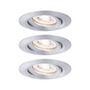 Koupelnová - P 92975 LED vestavné svítidlo Nova mini Plus EasyDim výklopné 3x4,2W 2.700K hliník 230V - PAULMANN - foto 3