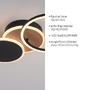 Kruhová - LD 14116-78 SEVENT LED stropní svítidlo kruhové černá s dekorem dřeva nastavitelné moderní 3000K - LEUCHTEN DIREKT / JUST LIGHT - foto 3
