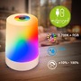 Stolní lampy dekorační - BRILO 7554011 Nubsi stolní lampička - 2,8W, 280lm, nabíjecí, LED, stmívatelné, RGB+W, béžová mat - BRILO - foto 3