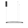 Kruhová - NV 9345601 Závěsné svítidlo TARQUIN černý hliník a akryl LED 36W 230V 3000K IP20 stmívatelné - NOVA LUCE - foto 3