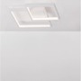 Hranatá - NV 8160162 Stropní svítidlo BILBAO bílý hliník a akryl LED 25W 230V 3000K IP20 - NOVA LUCE - foto 3