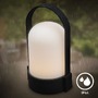 Stolní lampy dekorační - BRILO 7544015 Asa stolní lampička - 1W, 50lm, bezdrátová, LED, stmívatelné, teplá bílá, černá - BRILO - foto 3