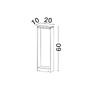 Sloupková - NV 713121 Venkovní sloupkové svítidlo TWIN tmavě šedý hliník akrylový difuzor LED 2x5W 3000K 220-240V rotační 0-90st. IP54 - NOVA LUCE - foto 3