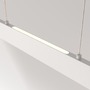 Podélná - M P010PL-L30W Závěsné svítidlo Step 3000K 30W teplá bílá 1750lm bílý kov přímé/nepřímé osvětlení - MAYTONI - foto 3