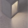 Sloupková - NV 9540207 Venkovní sloupkové svítidlo BARCO šedý beton skleněný difuzor LED 6W 3000K 120-230V IP65 - NOVA LUCE - foto 3