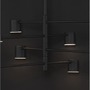 Dekorativní - NV 9080122 Závěsné svítidlo NORDIK černé železo a akryl LED 48W 3000K L103 H65 stmívatelné - NOVA LUCE - foto 3