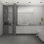 Kruhová - BRILO 7998-045 LED vestavná svítidla, pr.9 cm, 4x LED, 4,9 W, 480 lm, matná černá - BRILO - foto 3